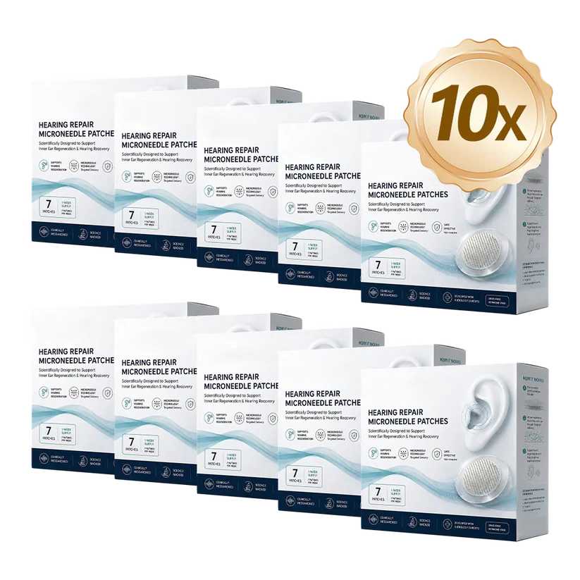 🌿 Advanced Microneedle Ear Patch | Gentle Wellness Support 👂
