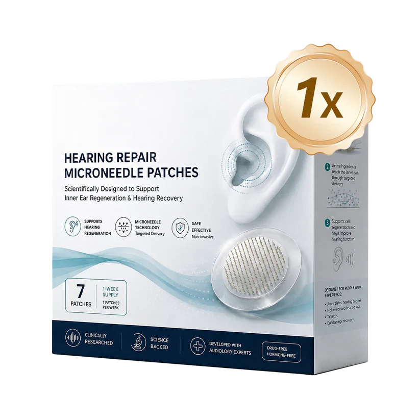 🌿 Advanced Microneedle Ear Patch | Gentle Wellness Support 👂