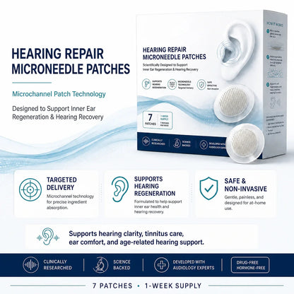 🌿 Advanced Microneedle Ear Patch | Gentle Wellness Support 👂