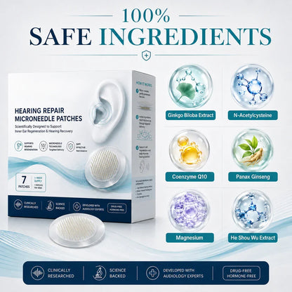 🌿 Advanced Microneedle Ear Patch | Gentle Wellness Support 👂